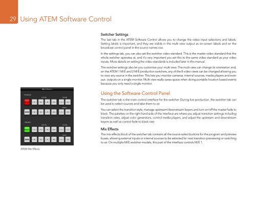 Blackmagic ATEM Manual - Concept Music Art