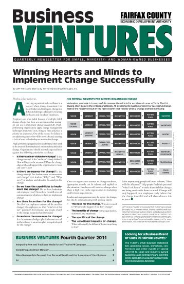 Winning Hearts and Minds to implement Change successfully