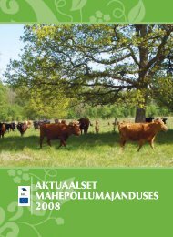 Aktuaalset mahepÃµllumajanduses 2008 - Maheklubi