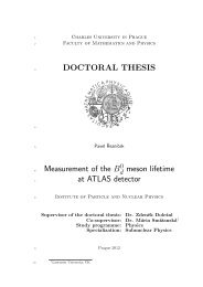 DOCTORAL THESIS Measurement of the B meson lifetime at ATLAS ...