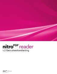 Nitro Reader 2 Gebruikershandleiding