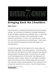 Bringing Back the Shoulders - Diesel Crew