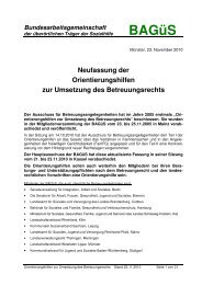 Neufassung der Orientierungshilfen zur Umsetzung des ...