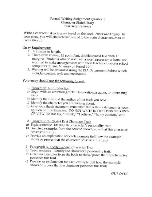  Gomez Palacio Character Analysis Essay  Free Essay Term Paper Example   ProEssaysnet