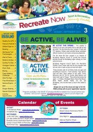 BE ACTIVE, BE ALIVE! - Bundaberg Regional Council