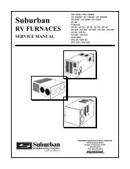 Suburban Furnace Service Manual - BR Wholesale RV & Marine