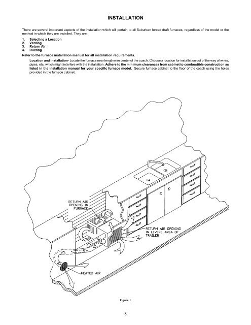 Suburban Furnace Service Manual - BR Wholesale RV & Marine