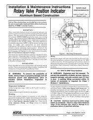 Asco VR7 Limit Switch IOM.pdf - Apex Distribution Inc.