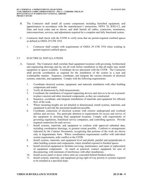 Attachment 1: Specifications - Metropolitan Washington Airports ...