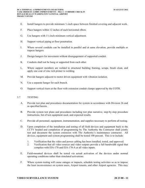 Attachment 1: Specifications - Metropolitan Washington Airports ...