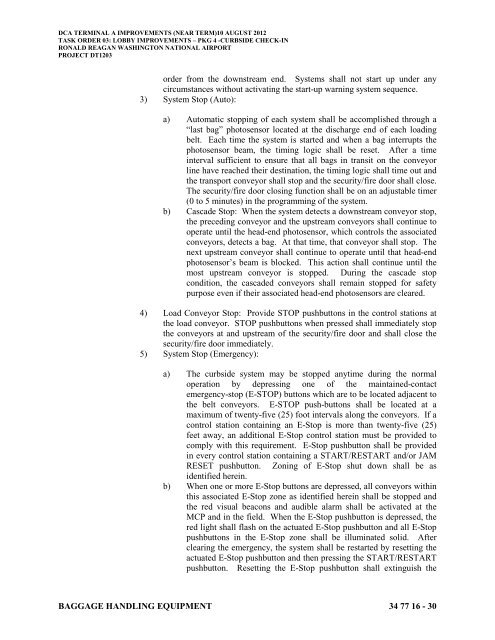 Attachment 1: Specifications - Metropolitan Washington Airports ...