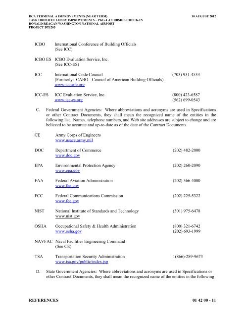 Attachment 1: Specifications - Metropolitan Washington Airports ...