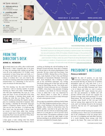 Newsletter - AAVSO
