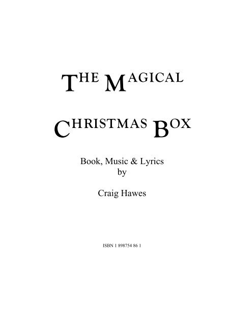The Magical Christmas Box - Sample Script.pdf - Musicline