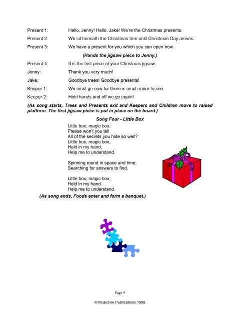 The Magical Christmas Box - Sample Script.pdf - Musicline