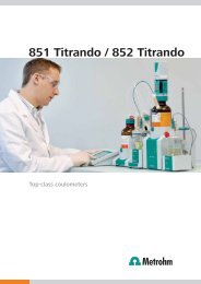 851 Titrando / 852 Titrando