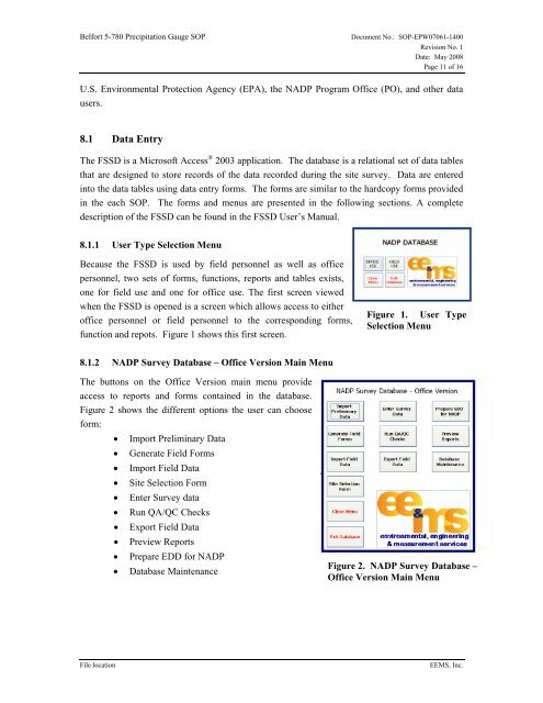 quality assurance project plan (qapp) - National Atmospheric ...