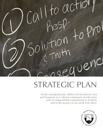 Full Strategic Plan - Milton Academy