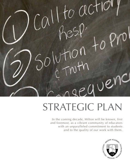 Full Strategic Plan - Milton Academy