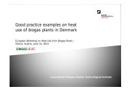 Good practice examples on heat use of biogas plants ... - Biogasheat
