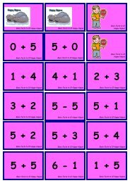 Basic Facts to 10 Happy Hippos Basic Facts to ... - Waikanae School