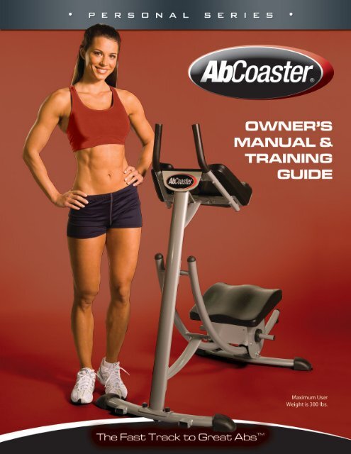 AbCoaster CS Series Owner and Training Manual GymStore