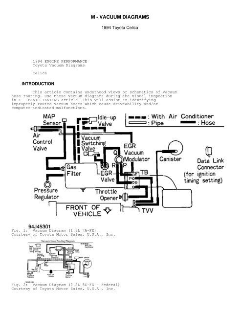 M - Vacuum Diagrams - CelicaTech