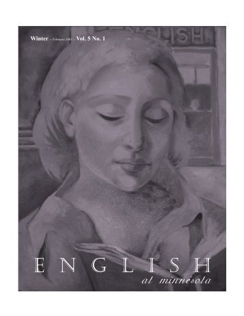 Volume 5, Number 1 Spring 2002 - Department of English