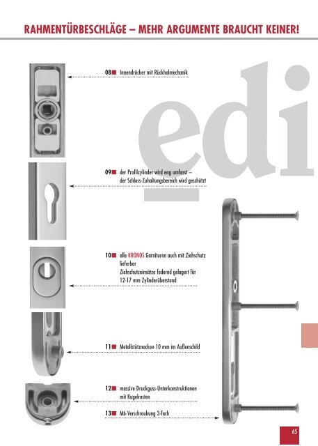 ALUMINIUM / EDELSTAHL Serie KRONOS 2000