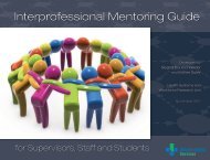 Interprofessional Mentoring Guide - Alberta Health Services