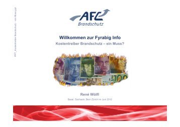 Kostentreiber Brandschutz - Air Flow Consulting AG