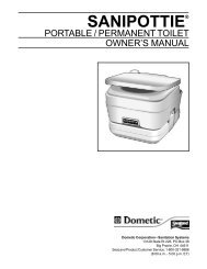 SaniPottie owner's manual - RV Owner's Manuals