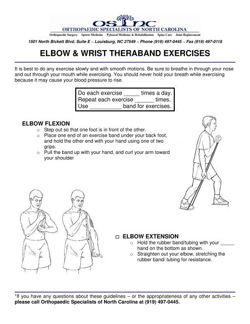 Elbow Flexion And Extension Exercises