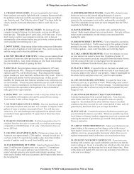 40 Things that you can do to Green the Planet! Provided by WVDEP ...