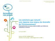 Les solutions gaz naturel - GrDF