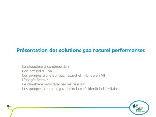 Les solutions gaz naturel - GrDF