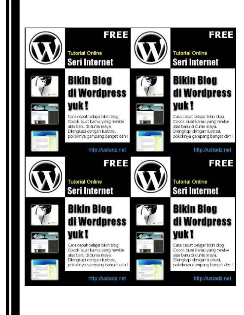 Tutorial WordPress (PDF Download) - Blog Staff UI