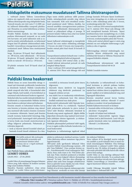 5/74 05.02.2010 - Paldiski Linnavalitsus