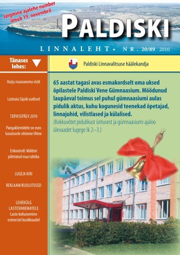 20/89 15.10.2010 - Paldiski Linnavalitsus