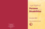 Legal Rights of Persons With Disabilities - Ossh.com