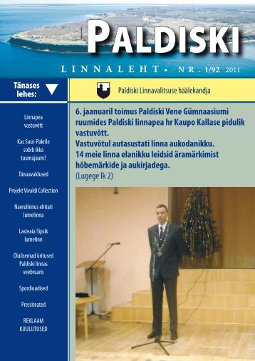 1/92 28.01.2011 - Paldiski Linnavalitsus