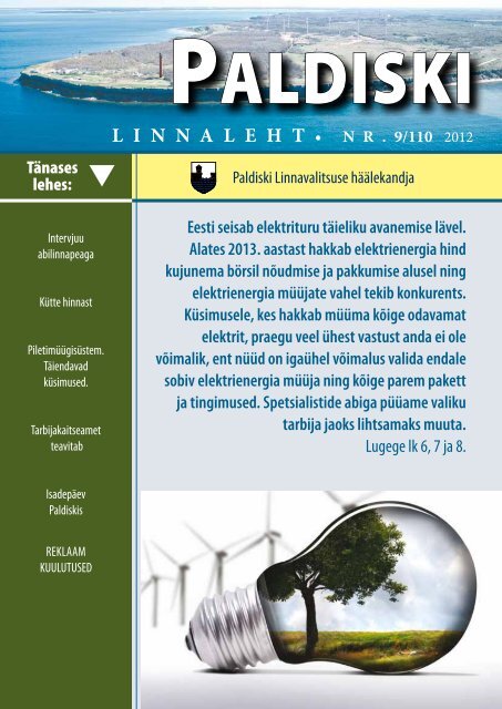9 110 03 12 2012 Paldiski Linnavalitsus