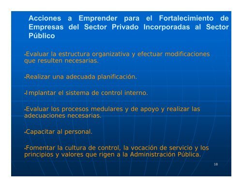 orientaciones legales y administrativas para empresas del estado