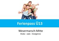 Anmeldung zum Ferienpass Ü13 - Brake