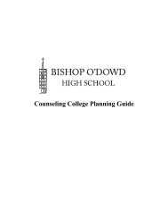 How to Plan for College - The Handbook - Bishop O'Dowd High ...