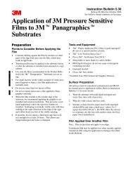 Application of 3M Pressure Sensitive Films to 3M ... - WRI Supply