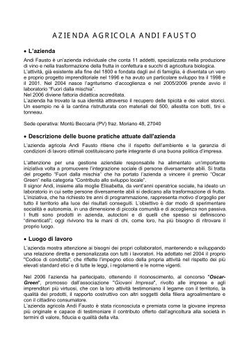 AZIENDA AGRICOLA ANDI FAUSTO