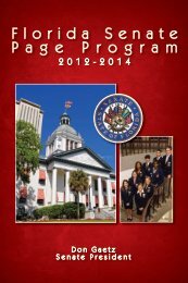 Florida Senate Page Program - The Florida Senate