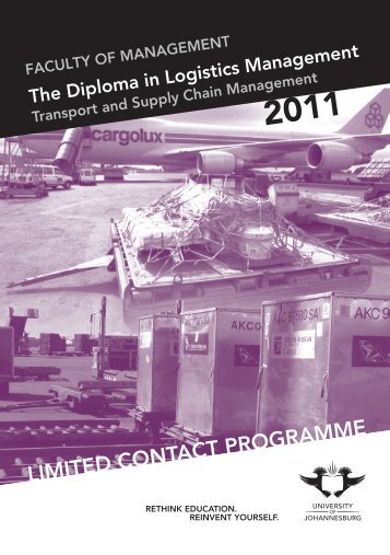 department of transport and supply chain management