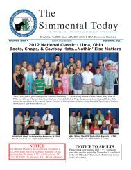 The Simmental Today - Breeding Cattle Page